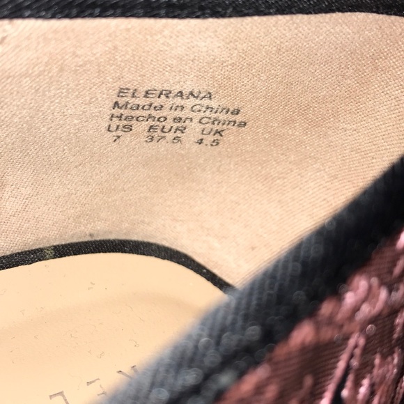 Kelly & Katie Black Floral Elerana Flats - Picture 5 of 5